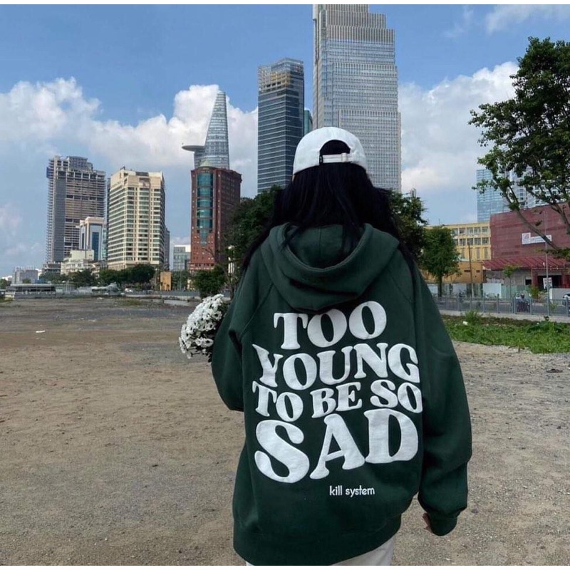 Áo hoodie Too mũ 2 lớp in 2 mặt TH6