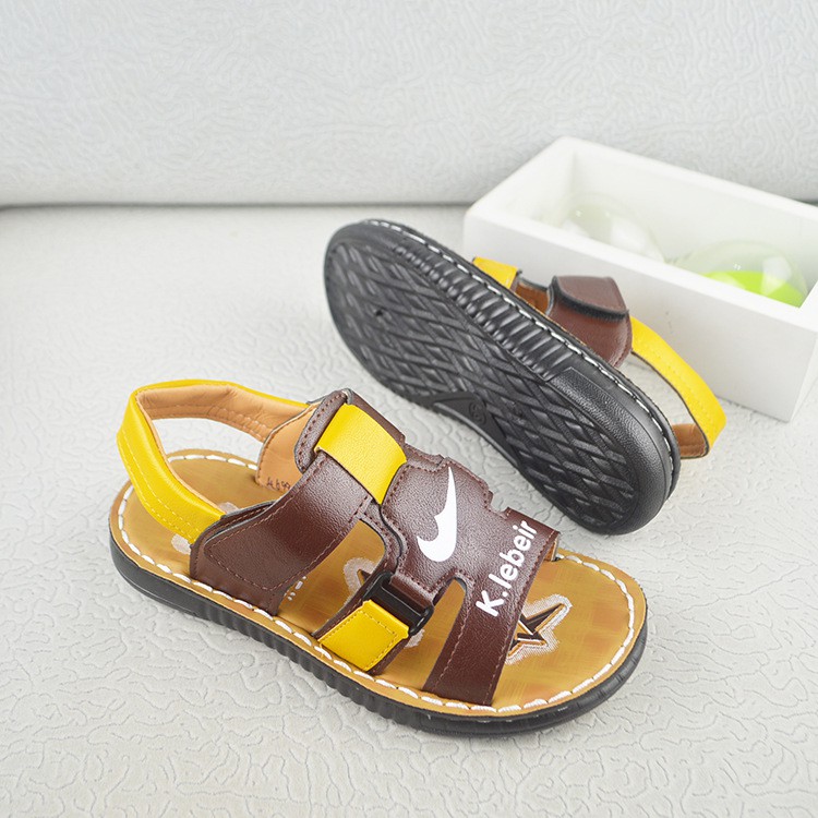 dép sandal bé trai size đại 36-41 da bò