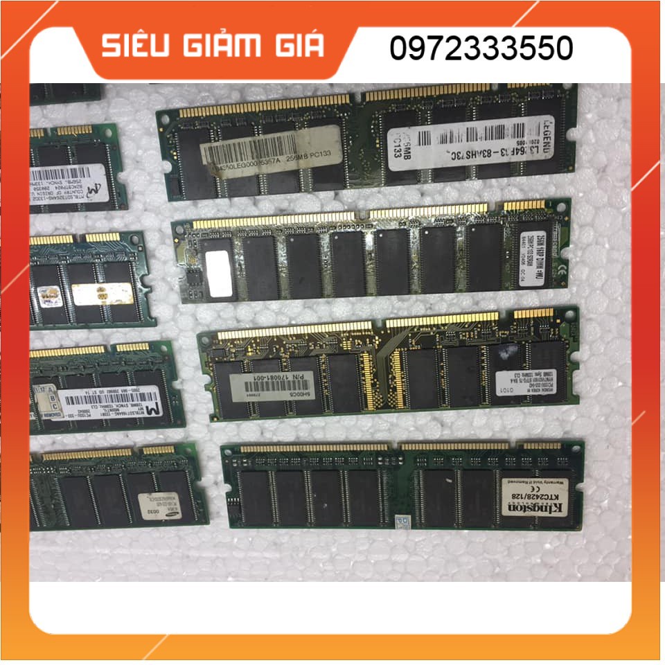 Ram SDRam Máy tính 128Mb PC 100 PC 133