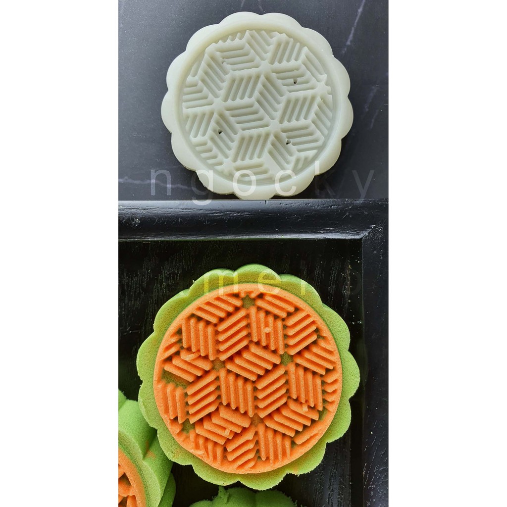 KHUÔN LÒ XO BÁNH TRUNG THU / BÁNH DỨA  / BÁNH QUY  HÌNH VÂN MÂY/ CARO