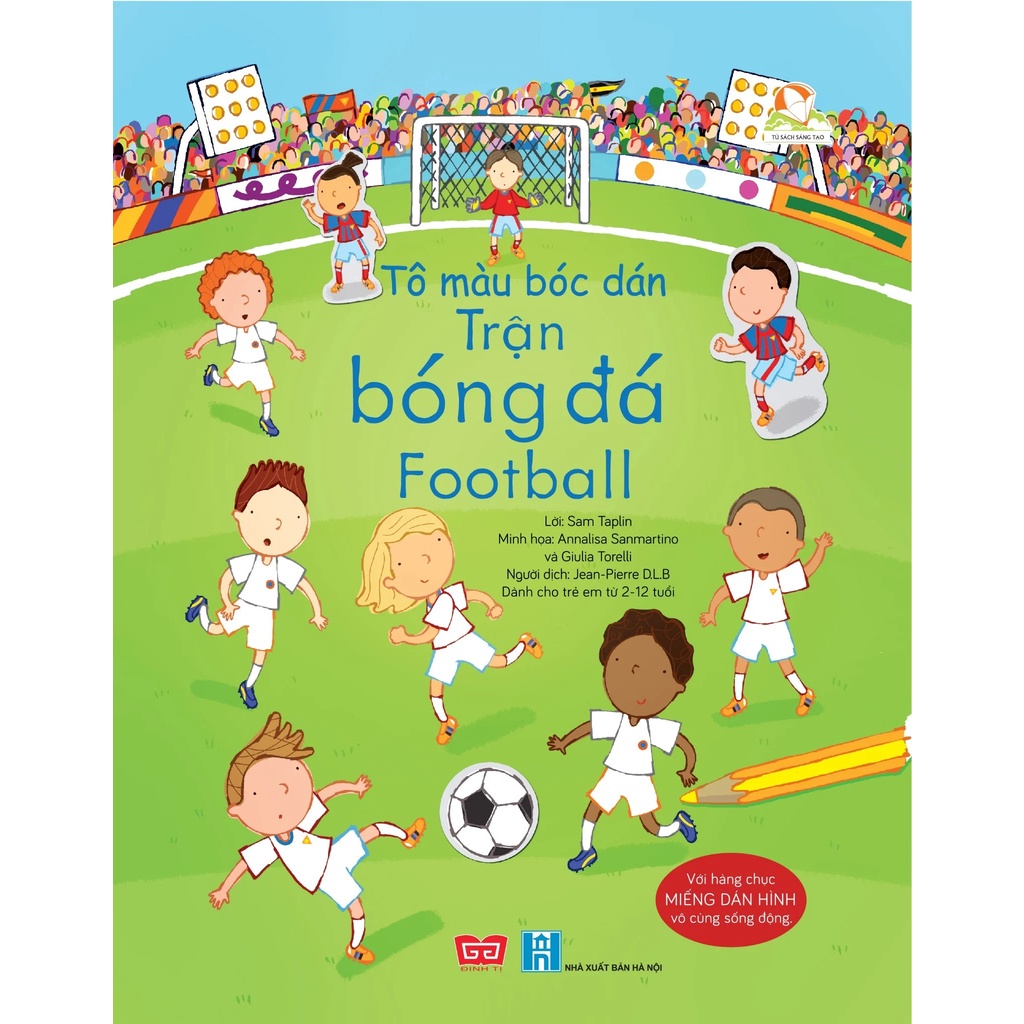 Sách-Tô màu bóc dán( 2-12 tuổi )