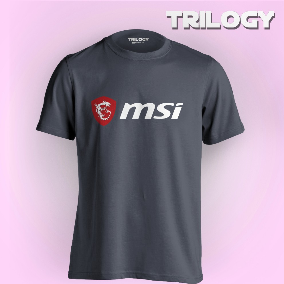 Áo Thun In Hình Logo Game Msi Cá Tính Hợp Thời Trang