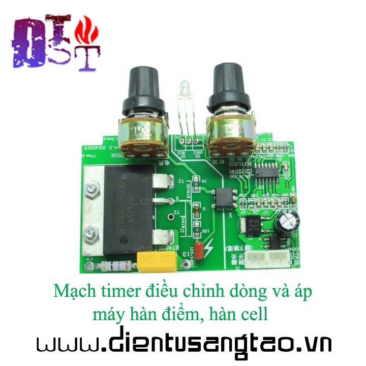 [Mã SKAMCLU9 giảm 10% đơn 100K] ✅ [RẺ NHẤT VIỆT NAM] Mạch timer điều chỉnh dòng và áp máy hàn điểm, hàn cell BTA100