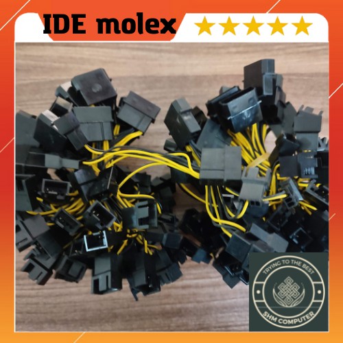 Dây chuyển nguồn Molex chia 4 đầu fan 3pin/4pin