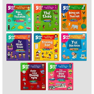 Sách - 5 Phút Mỗi Ngày - Bộ sách Tiếng Anh đầu tiên cha mẹ dạy bé