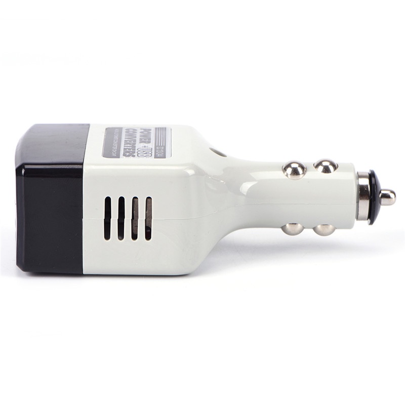 [newnorthcast 0611] Auto Charger Adapter DC 12V To AC Converter 220V Mobile Charger Power With USB