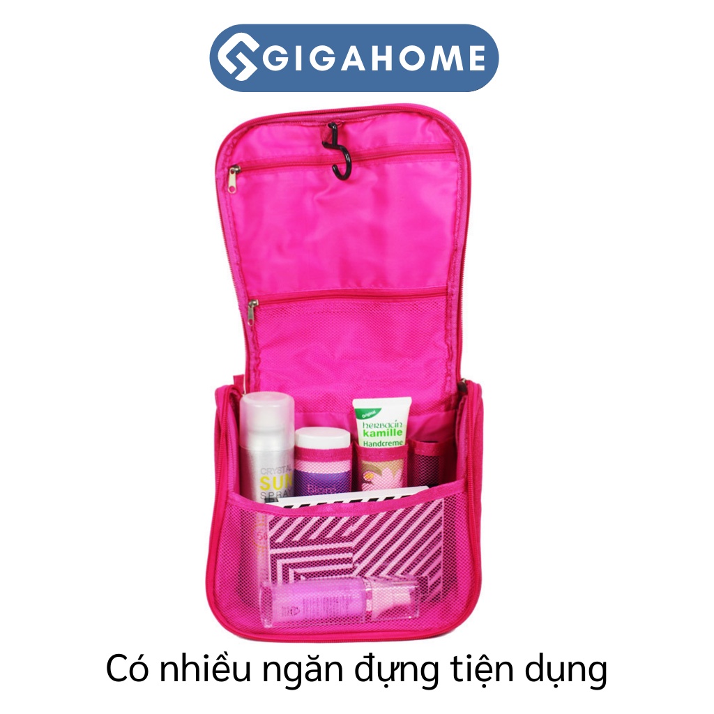 Túi Treo Đựng Mỹ Phẩm, Đồ Trang Điểm Đi Du Lịch GIGAHOME Vải Lưới Thoáng Khí 7919