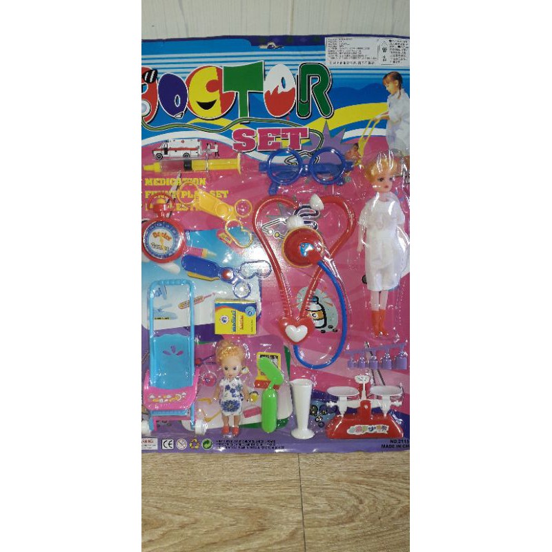 Sét Bộ đồ chơi Bé tập làm Bác Sĩ loại lớn bằng nhựa