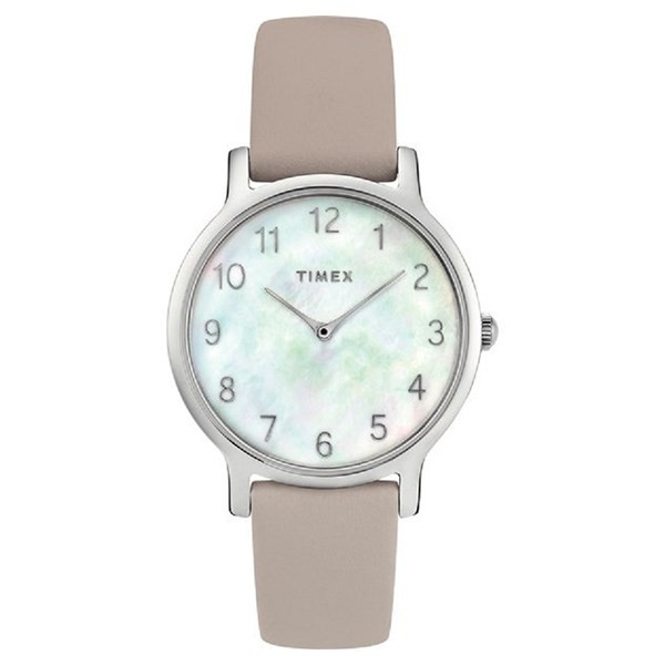 Đồng hồ Nữ Timex Classic Metropolitan 34mm - TW2T35900 - TW2T36100 Dây Da - Chính Hãng