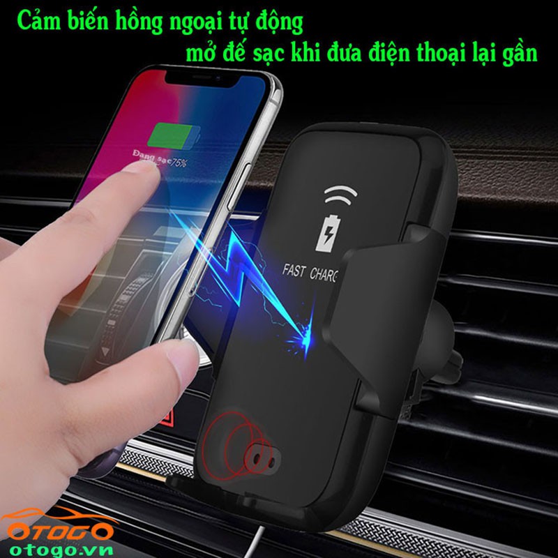 Sạc Không Dây Cao Cấp Tự Động Kiêm Giá Đỡ Trên Ô Tô | BigBuy360 - bigbuy360.vn