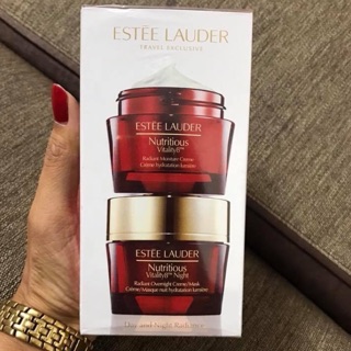 Bộ đôi kem dưỡng và mặt nạ ngủ Estee lauder