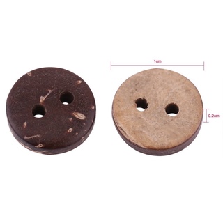 Nút gỗ dừa - Size 10mm (Túi 10 cái)