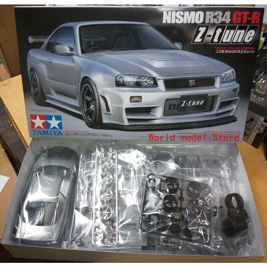 Mô hình lắp ráp xe ô tô 1/24 SCALE SCALE NISMO R34 GT-R Z-Tune 24282 Tamiya - GDC