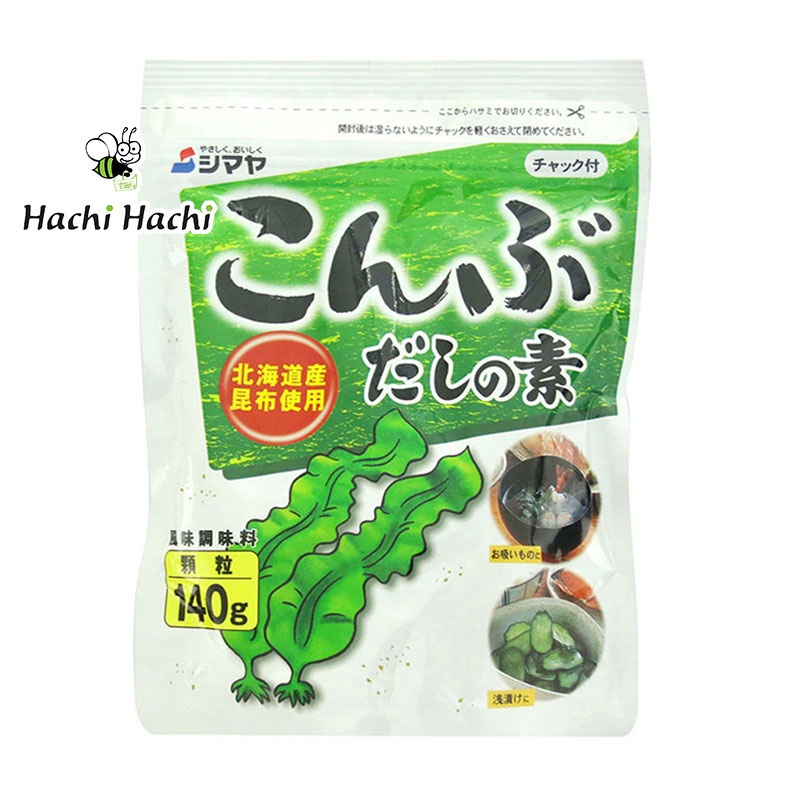 Bột nêm Dashi tảo bẹ Kombu Shimaya 140g - Hachi Hachi Japan Shop