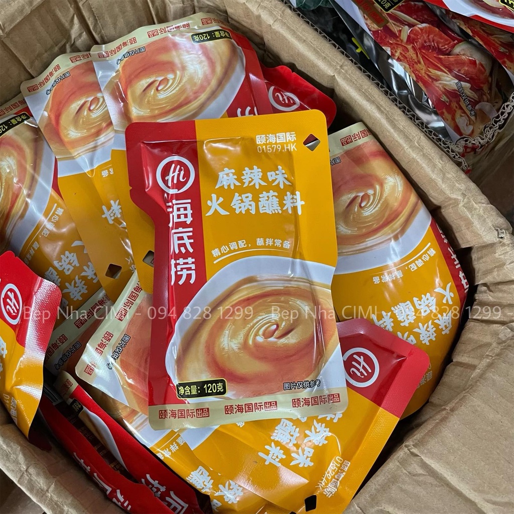 Sốt Chấm Lẩu Haidilao 120g - Sốt Đậu Phộng Chấm Lẩu Haidilao - Bếp Nhà CIMI