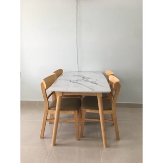 Bộ bàn mango giả đá 4 ghế tại hcm