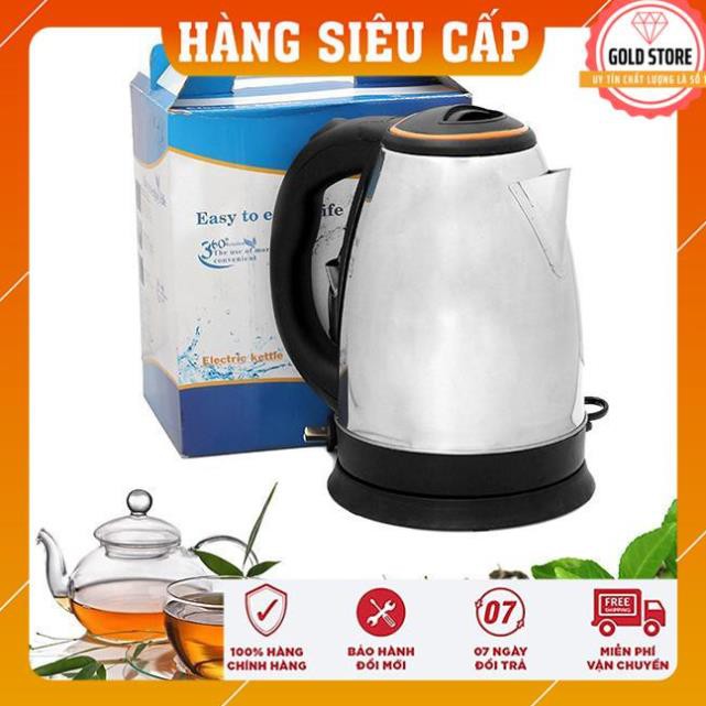 🔥Xả Kho🔥 Ấm Siêu Tốc Đun Nước Electric Kettle Dung Tích 1.8 Lít Loại 1 Lớp, Bảo Hành 6 Tháng Lỗi Đổi Mới