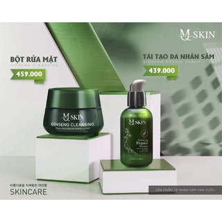 COMBO TÁI TẠO DA NHÂN SÂM VÀ BỘT RỬA MẶT
