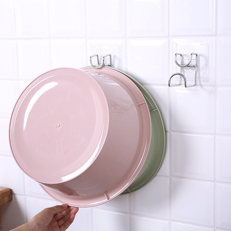 Móc Inox Dán Tường Treo Thau Chậu, Khăn, Quần Áo,Giá Móc Gắn Tường Treo Đồ Nhà Bếp, Nhà Tắm Tiện Dụng_CC012