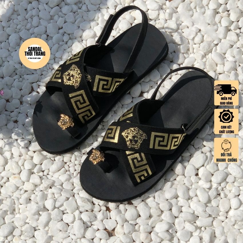 Dép quai hậu xỏ ngón nam nữ, Sandal đi học sỏ ngón đồng nai F87 full size 30-44 SANDALTHOITRANG