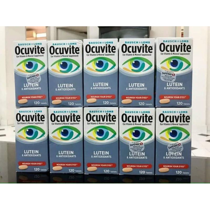 [Date 07.2022] Viên Uống Bổ Mắt Ocuvite Lutein 120 viên của Mỹ dành cho người dưới 50 tuổi (cao cấp) | BigBuy360 - bigbuy360.vn