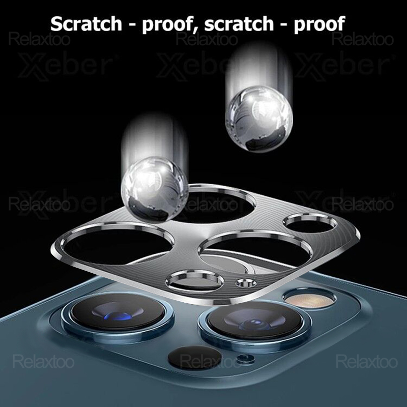 Khung viền kim loại bảo vệ camera sau cho Apple Iphone 12 Pro Max Mini | BigBuy360 - bigbuy360.vn