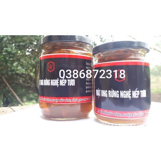 2 LỌ MẬT ONG RỪNG NGÂM NGHỆ NẾP(240,150ML)