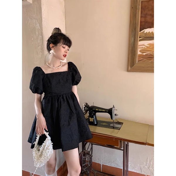 Váy baby doll MSHI CLUB thắt nơ lưng