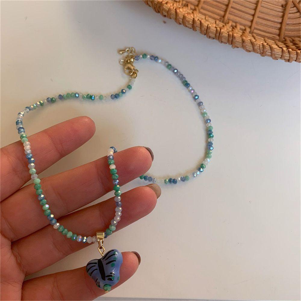 Dây Chuyền Chuỗi Hạt Dễ Thương Phong Cách Hàn Quốc Cho Nữ|Vòng Cổ Choker Thời Trang Cá Tính