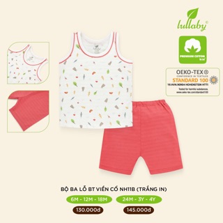 [LULLABY] BỘ BA LỖ BT/BG VIỀN CỔ
