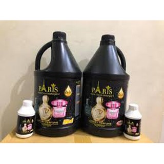 Nước giặt Paris Pefume gold can 3,6l siêu thơm tặng kèm chai nhỏ