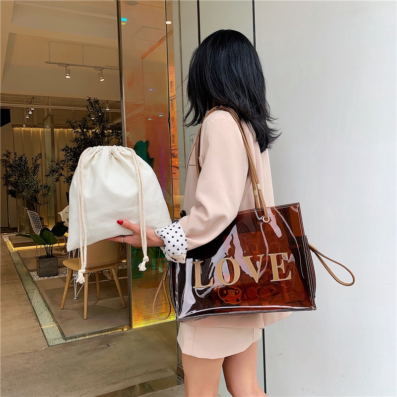 Túi xách IELGY thiết kế trong suốt thời trang cho nữ