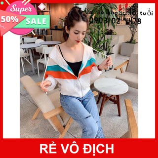 Áo khoác dù chống nắng vải dù cực đẹp 18 tuổi mặc khỏi chê
