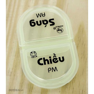 PHÂN LIỀU THUỐC 2 NGĂN SÁNG CHIỀU