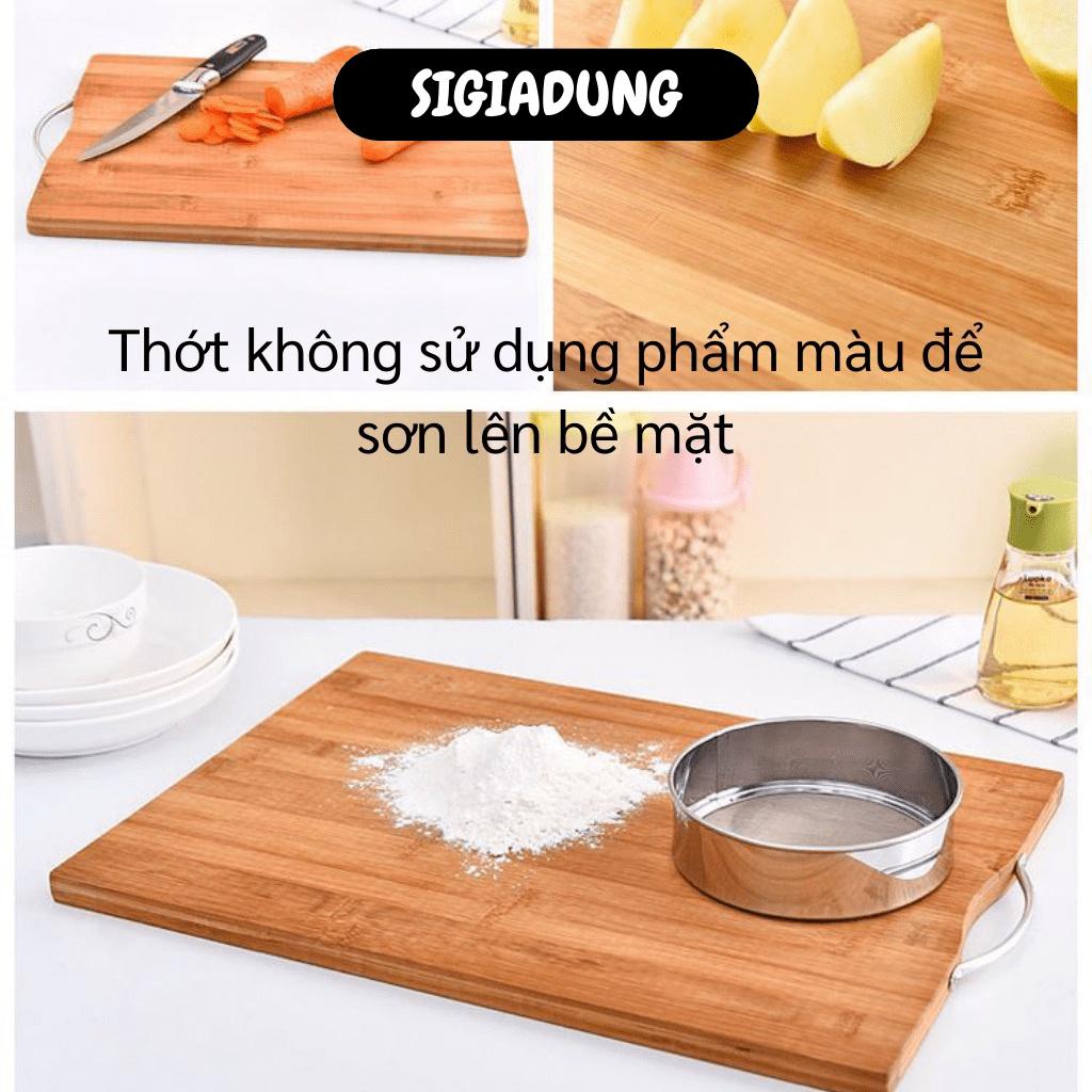 [SGD] Thớt Gỗ - Thớt Chữ Nhật 32x22cm Có Độ Bền Cao Chống Mối Mọt, Chống Rạn Nứt 9124