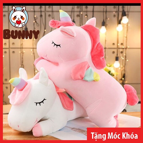 Gấu Bông Ngựa Cánh, Ngựa Pony Thú Nhồi Bông Ngựa Pony Siêu Mềm mịn an toàn sức khỏe-  𝐁𝐔𝐍𝐍𝐘