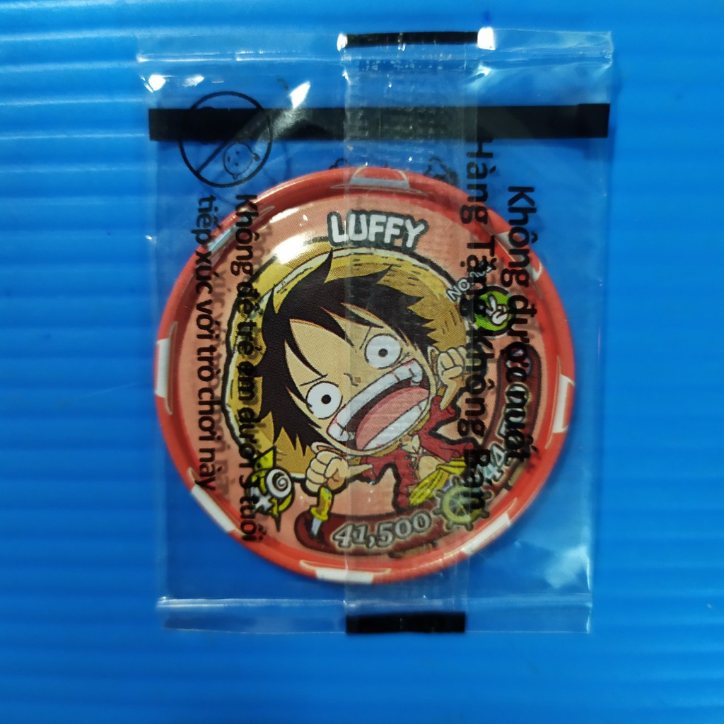 [Một Thẻ ] Thẻ bài toonies One Piece thẻ leng keng dạng chibi đầu to Luffy mũ rơm Nguyên seal tổng hợp 1