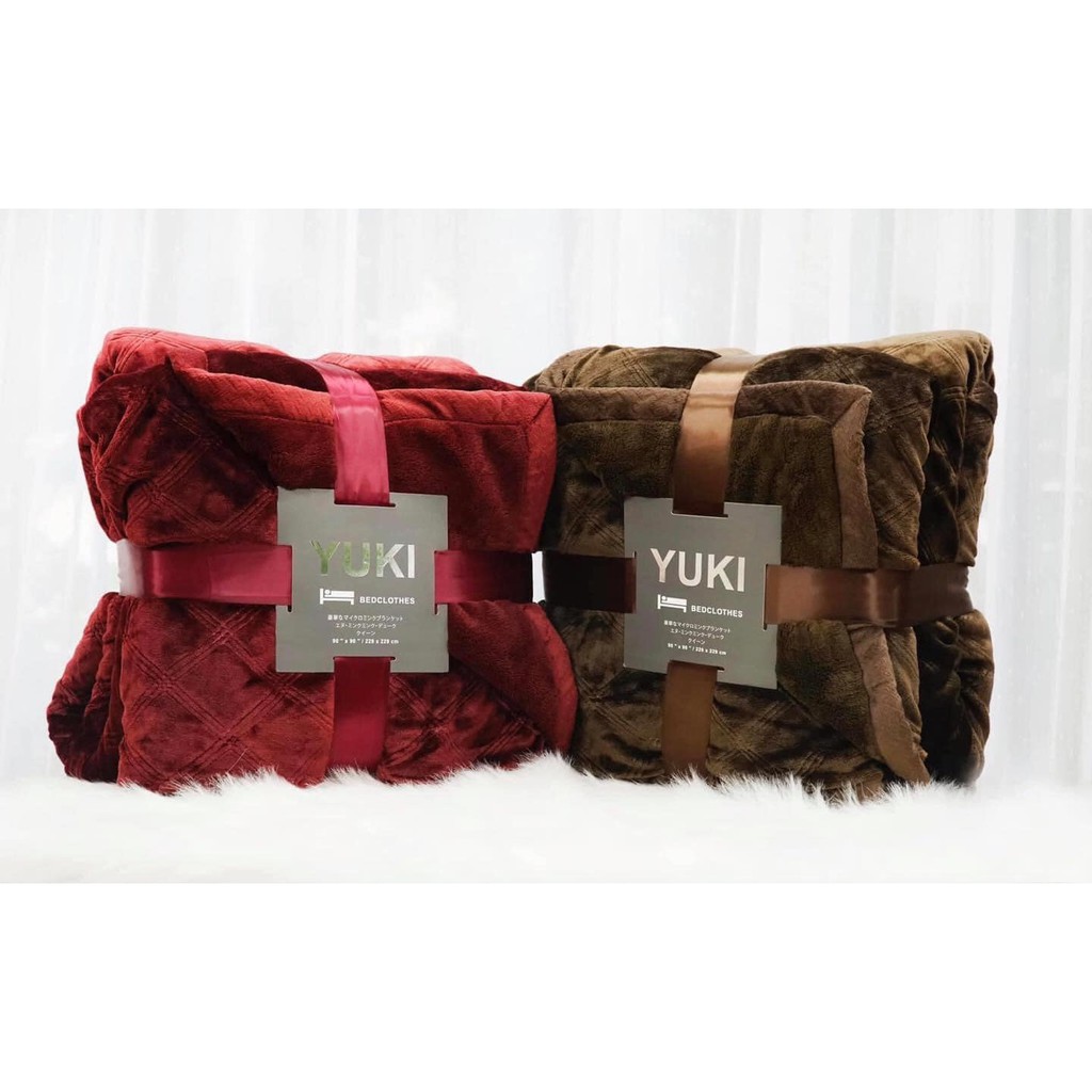 SALES SHOCK Chăn Lông Thỏ Yuki Nhật Bản chính hãng - nhẹ - ấm - mềm mịn với làn da trẻ nhỏ