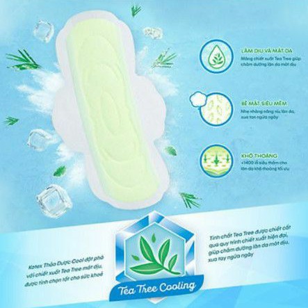 Băng vệ sinh Kotex thảo dược Cool