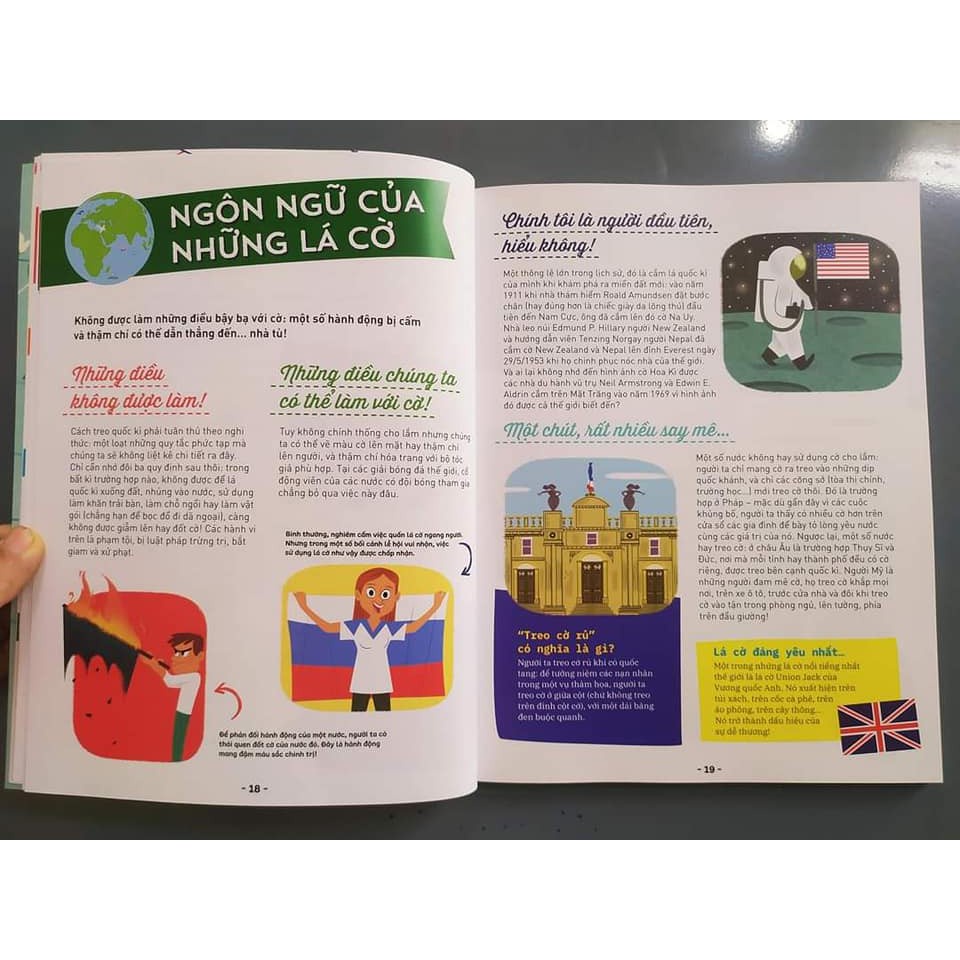 Sách - Khám phá quốc kì trên thế giới NXB Kim Đồng