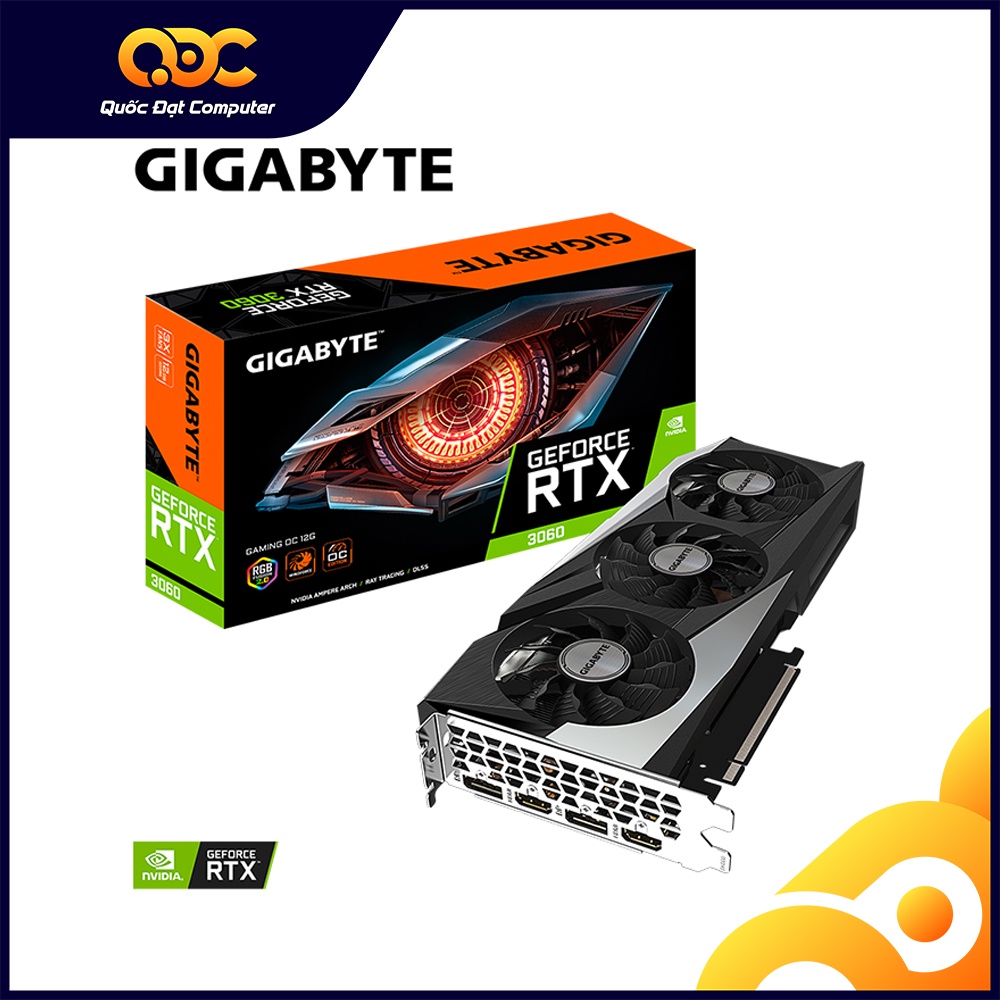 Card màn hình Gigabyte RTX 3060 GAMING OC 12GD-V2