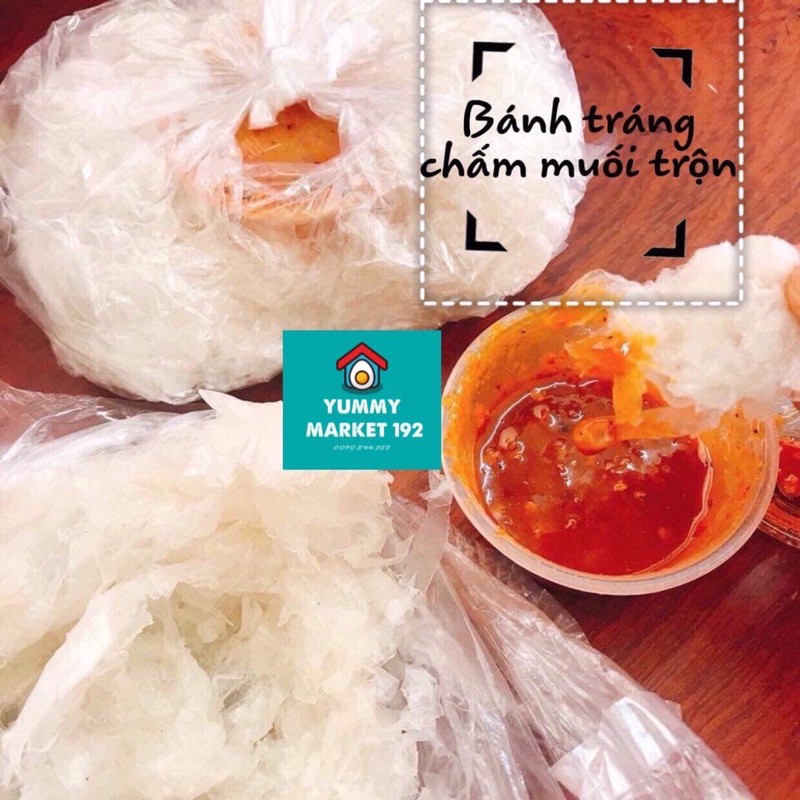 Bánh tráng chấm muối trộn thần thánh