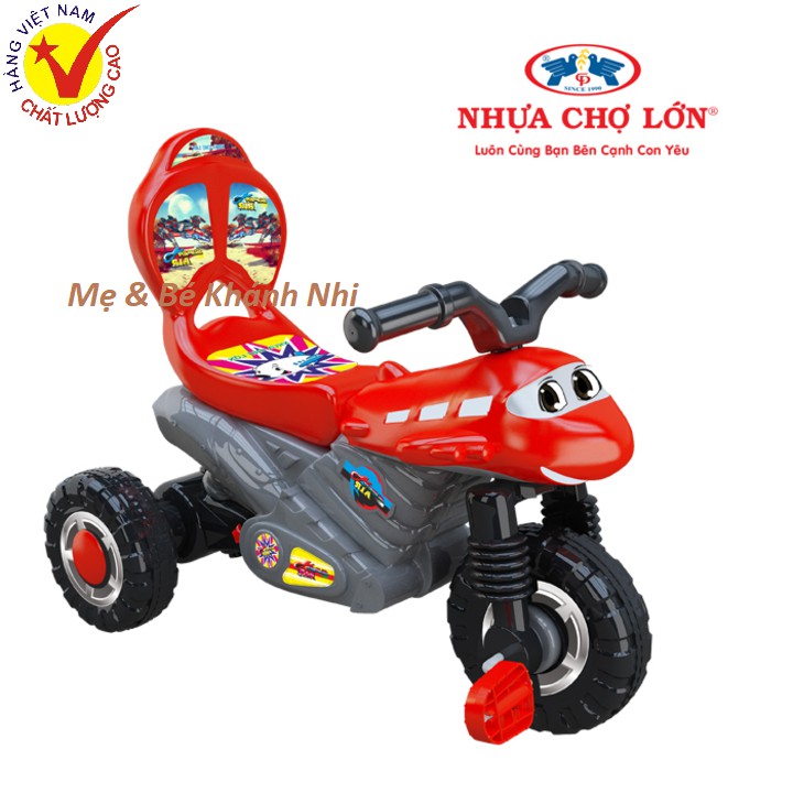 Xe 3 Bánh Nhựa Chợ Lớn - Xe 3 Bánh MoTo Máy Bay - Xe 3 Bánh Trẻ Em - Xe 3 Bánh Cho Bé - Xe Đạp 3 Bánh Cho Bé