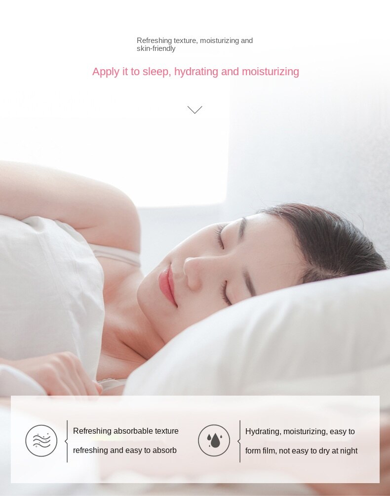 Mặt nạ ngủ dưỡng ẩm làm trắng thu nhỏ lỗ chân lông chiết xuất hoa anh đào Leichla | BigBuy360 - bigbuy360.vn