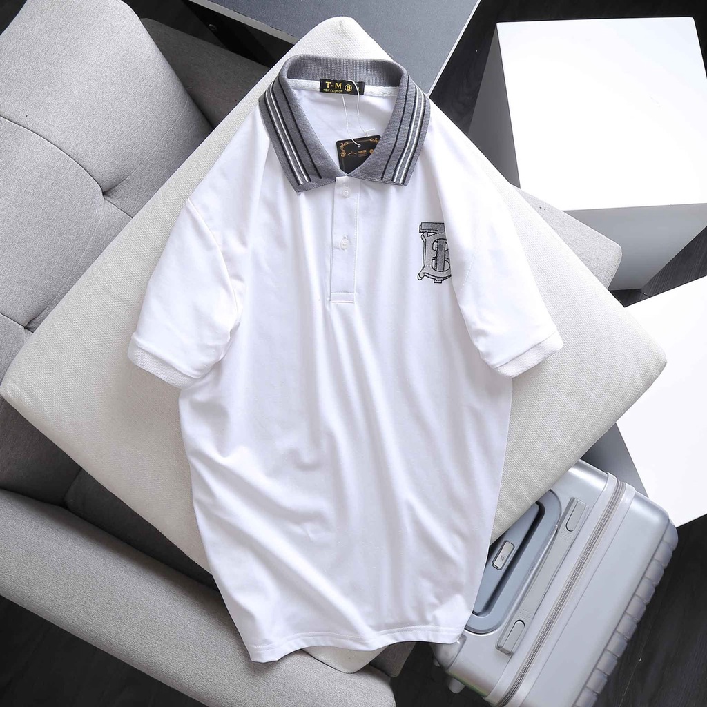 Áo thun Polo Nam nữ chất thun cá sấu Chữ B style Hàn quốc phong cách Ulzzang