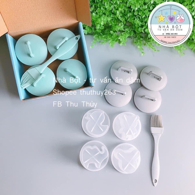 Khuôn Hấp Bánh,Pudding, Thạch, Caramen Cho Bé Ăn Dặm