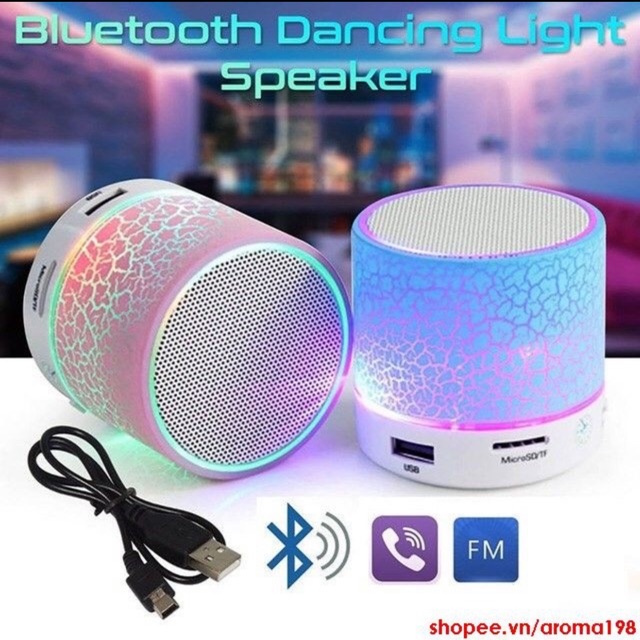 Loa Mini Bluetooth HLD-600 Led Nháy Theo Nhạc