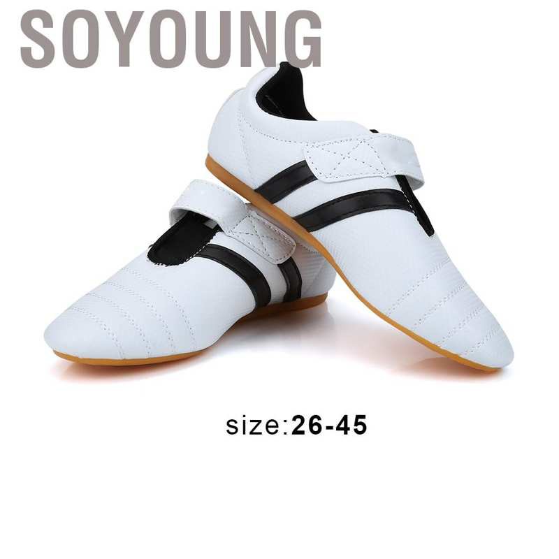 Giày Thể Thao Tập Võ Taekwondo Siêu Nhẹ Thoáng Khí Cho Người Lớn Và Trẻ Em