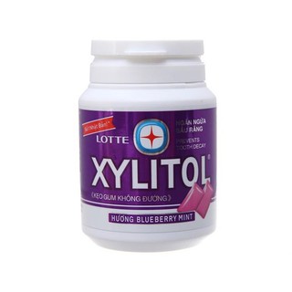 Kẹo cao su Xylitol (kẹo gum không đường) lọ 58g (shopmh59)