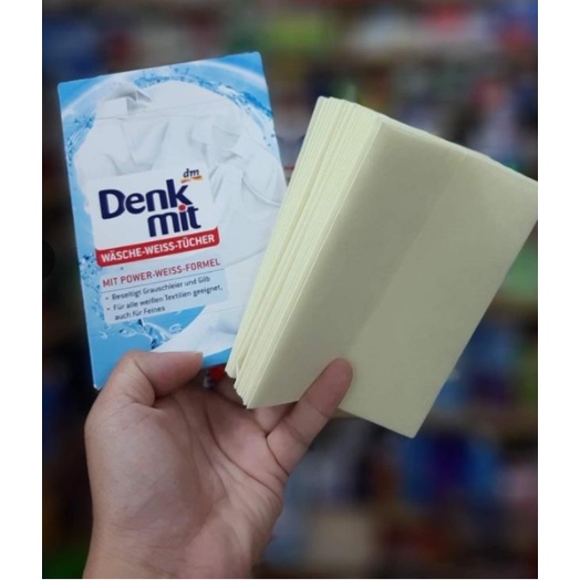 Giấy tẩy trắng quần áo Denkmit 20 miếng